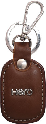 

Oyedeal Hero Faux Leather Metal KYCN1731 Locking Key Chain(Brown)