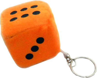 

Techpro Fabric Orange Dice Key Chain(Orange)