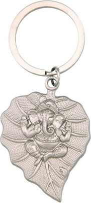 

Mapple Leaf Ganesha Full Metal Key Chain.j Key Chain