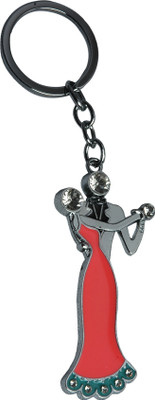 

Oyedeal Diamond Studded Couple Key Chain(Orange)