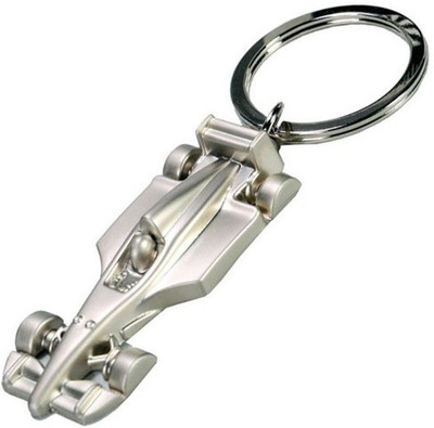 

Confident Racing Car Key Chain(Silver)