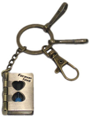 

24x7 Shop Vintage Metal Book Sand Timer Key Chain(Multicolor)