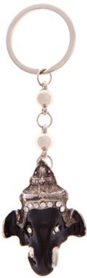 Rashi Traders Black Face Ganesh Key Chain(Black)