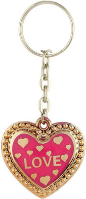 

CTW Love Heart Keychain Key Chain(Silver, Grey)