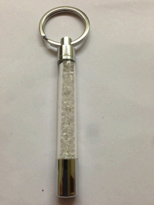 

Aura Diamond Stick - Key Ring Key Chain(Silver)