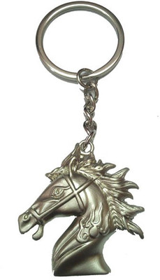 City Choice Horse Face Key Chain(Silver)