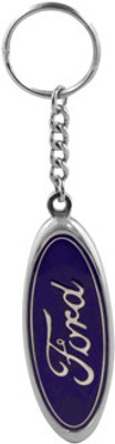 

Aura Ford Mull Metal Key Chain(Silver, Blue)