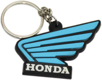 

24x7 Shop Honda Bike Rubber Key Chain(Blue, Black)