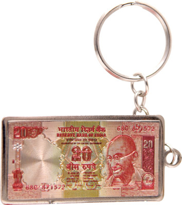 Dealfinity Rs 20 Artificial Indian Currency DKYCN1653 Key Chain(Multicolor)