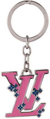 

Keepsake Lv Shaped Key Chain(Pink)