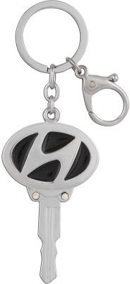 

Aura Premium Hyundai Cars Full Metal Key Chain(Black)