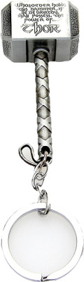 24x7 eMall Thor hammer Silver Locking Key Chain(Silver) available at flipkart for Rs.143