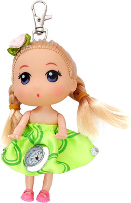 

Super Drool Greencircle Sweet and Glamorous Doll Watch Locking Key Chain(Green)