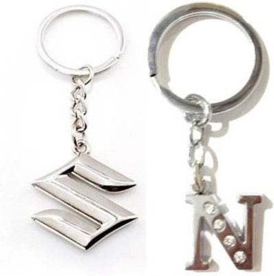 

Rashi Traders Maruti Suzuki & Alphabet O Key Chain(Silver)