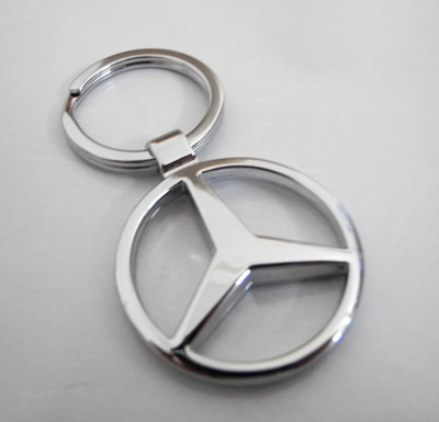 

Aura Mercedes Full Metal Ring Key Chain(Silver)