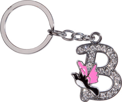 Zeroza Alphabet Letter B LB03 Key Chain(Multicolor)