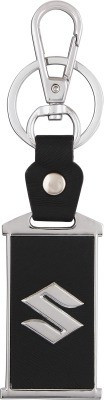 

U R God Suzuki Rectangle Car Logo Locking Key Chain(Black)