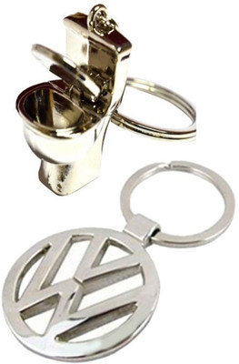 

Alexus Commode And Volkswagon Key Chain(Silver)