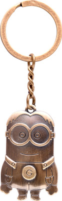 Oyedeal Despicable Full Metal Key Chain(Brown)