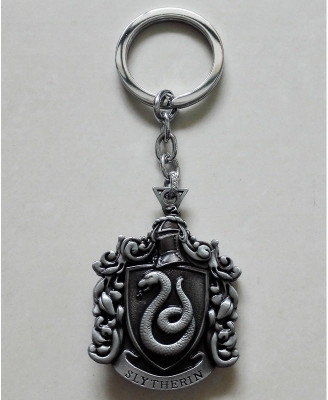 

optimus traders Movie Harry Potter Slytherin 3D Logo Metal Locking Key Chain(Silver)