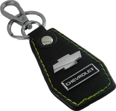 

Techpro Chevrolet bottle shape leatherite Locking Key Chain(Multicolor)