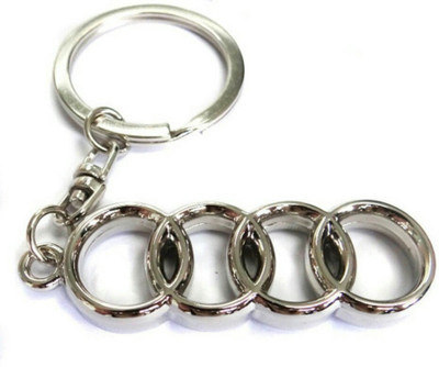 

Mapple audi metal keychain Key Chain(Silver)