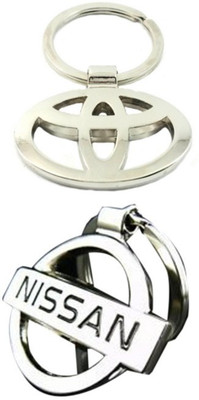 

Alexus Toyota And Nissan Key Chain(Silver)