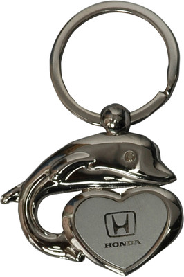 

Oyedeal Honda Dolphin Shape Key Chain(Silver)