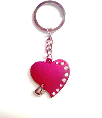 

Keepsake Red Crystal Heart Key Chain(Red)
