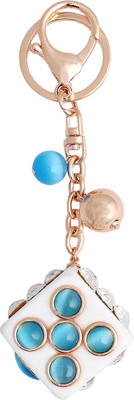 

Super Drool Blue Shimmering Dice Locking Key Chain(Blue)