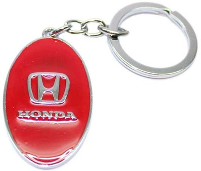 

Aura Metal Honda Cars Key Chain(Red)