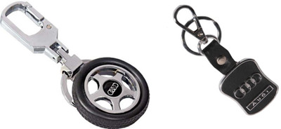 

City Choice Combo of Hook Keychains Locking Key Chain(Multicolor)