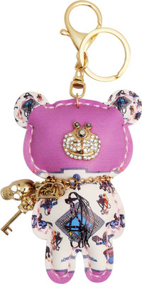 

Super Drool Purple Shimmer Teddy Key Chain(Purple)