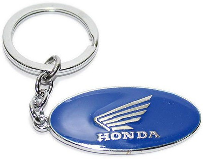 

Aura Honda Bike Imported Full Metal Key Chain(Blue, Silver)