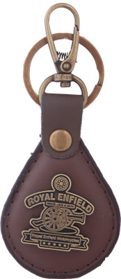 

Oyedeal Kycn610 Royal Enfield Made Like A Gun Locking Key Chain(Brown)