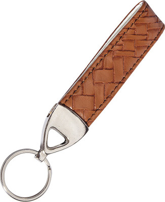 

Osaiz Faux Leather Key Chain(Brown)