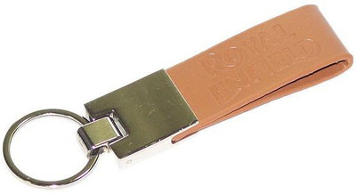

Aura Royal Enfield Leather & Metal Imported Key Chain(Brown, Silver)