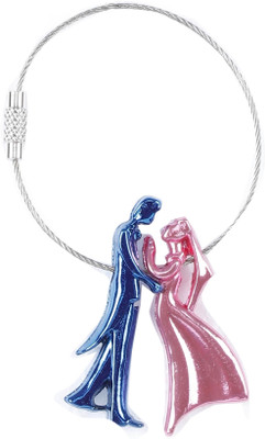

Zeroza Romantic Couple FY114 Metal Key Chain(Multicolor)
