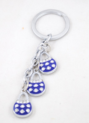 Forty Creek 3 Blue Designer Bags Key Chain(Blue)