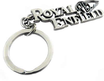 

Techpro Metal Royal Enfield RE Logo Key Chain(Silver)