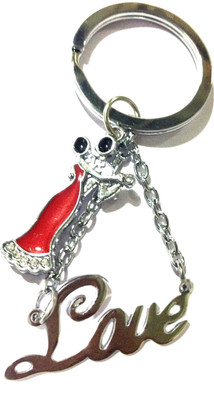

Tech Fashion Dancing Couple Love Zinc Alloy Key Chain(Red)