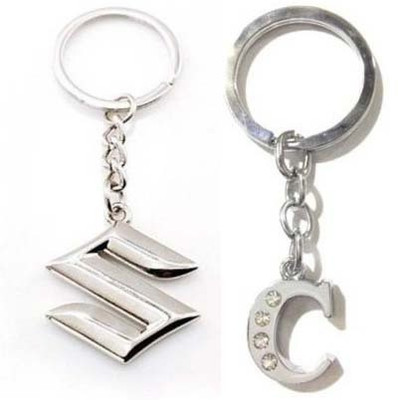 

Rashi Traders Maruti Suzuki & Alphabet C Key Chain(Silver)