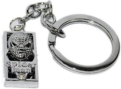 

Aura Superhero Full Metal Keychain Locking Key Chain(Silver)
