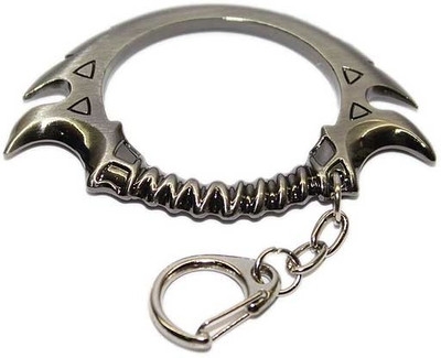 

Aura Ancient Fight Weapon Metal Key Chain(Silver)