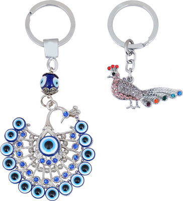 

Super Drool Peacock Dance Locking Key Chain(Multicolor)