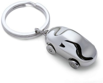 Kairos Premium Mini Metal Car Key Chain(Silver)