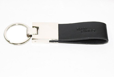

Aura Imported Metal & Leather Royal Enfield Key Chain(Silver, Black)
