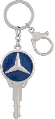 

Aura Premium Mercedes Full Metal Key Chain(Blue)