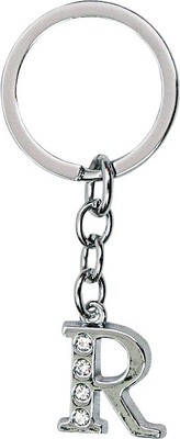 

U R God Alphabet "R" Key Chain(Silver)