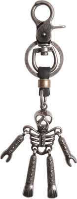 

Oyedeal Skeleton Leather Metal Locking Key Chain(Multicolor)